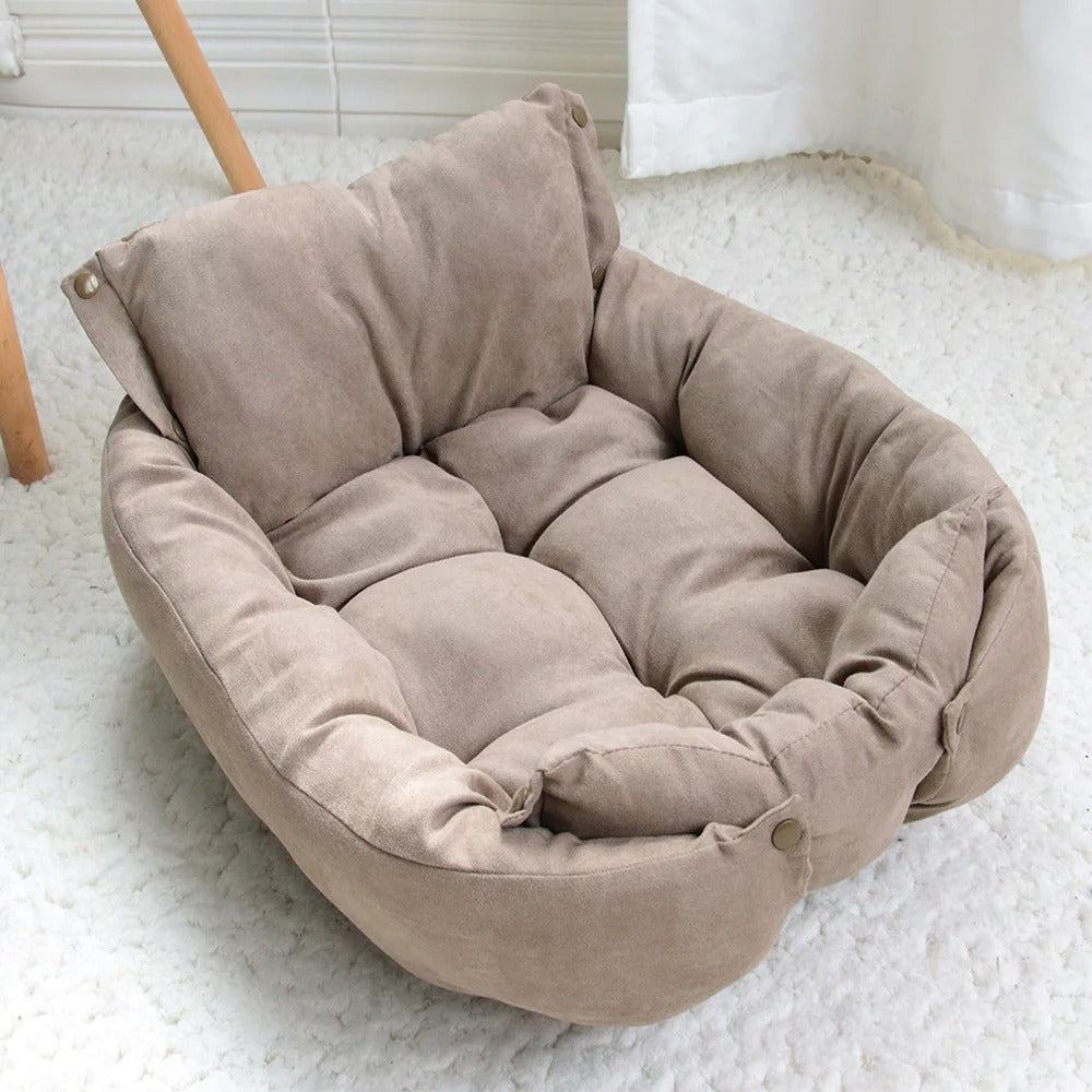 3-in-1 Luxe Pet Bed – Multifunctional Dog & Cat Cushion