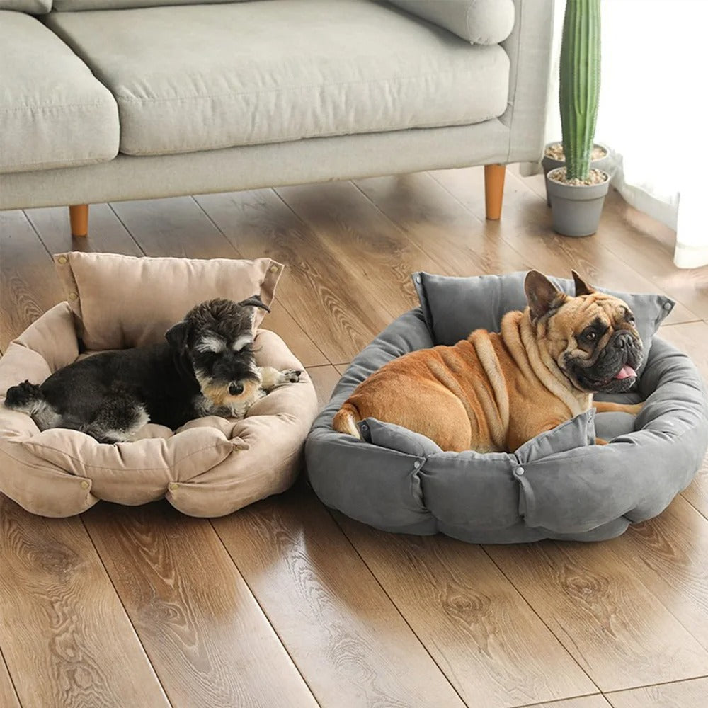 3-in-1 Luxe Pet Bed – Multifunctional Dog & Cat Cushion
