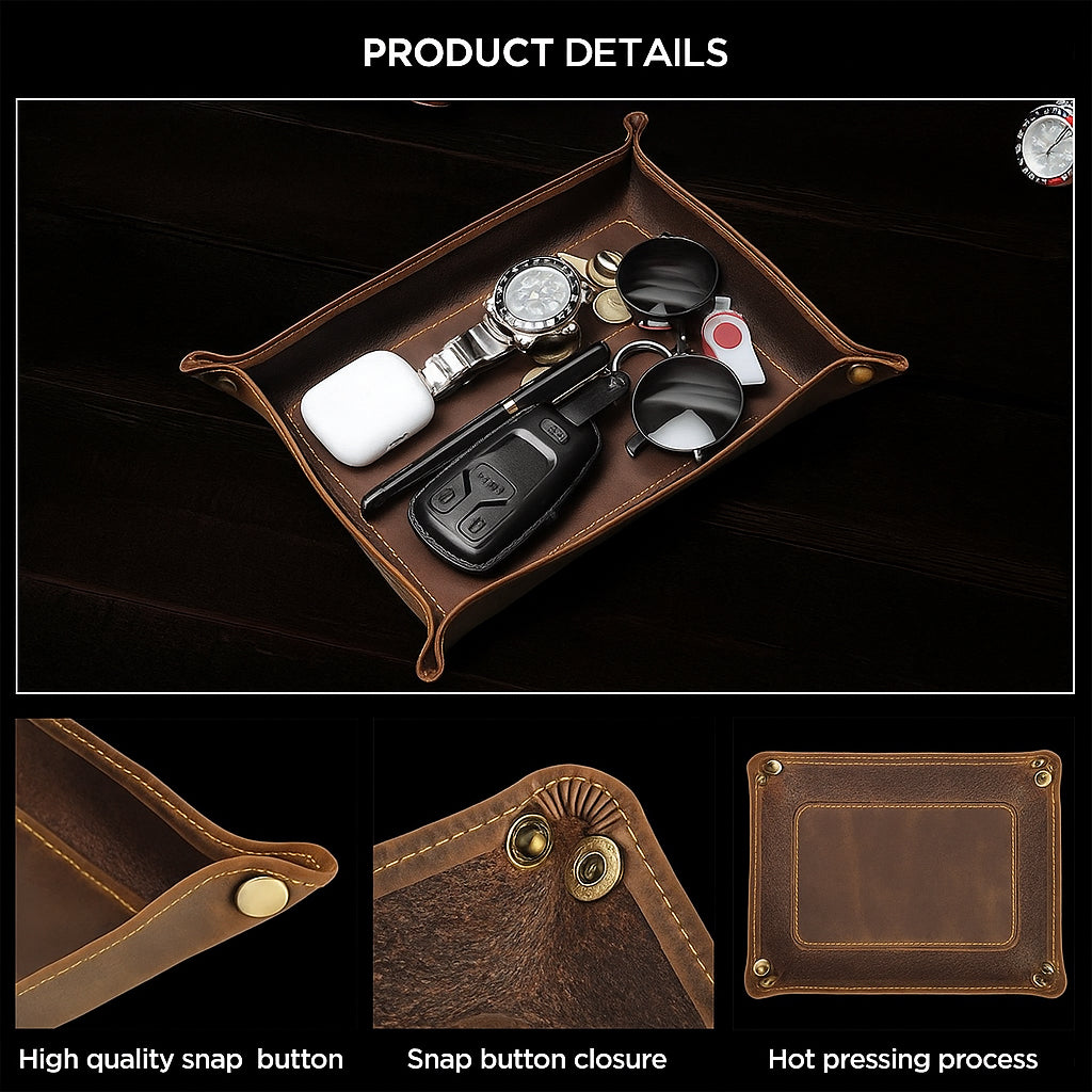 Genuine Cowhide Foldable Tray