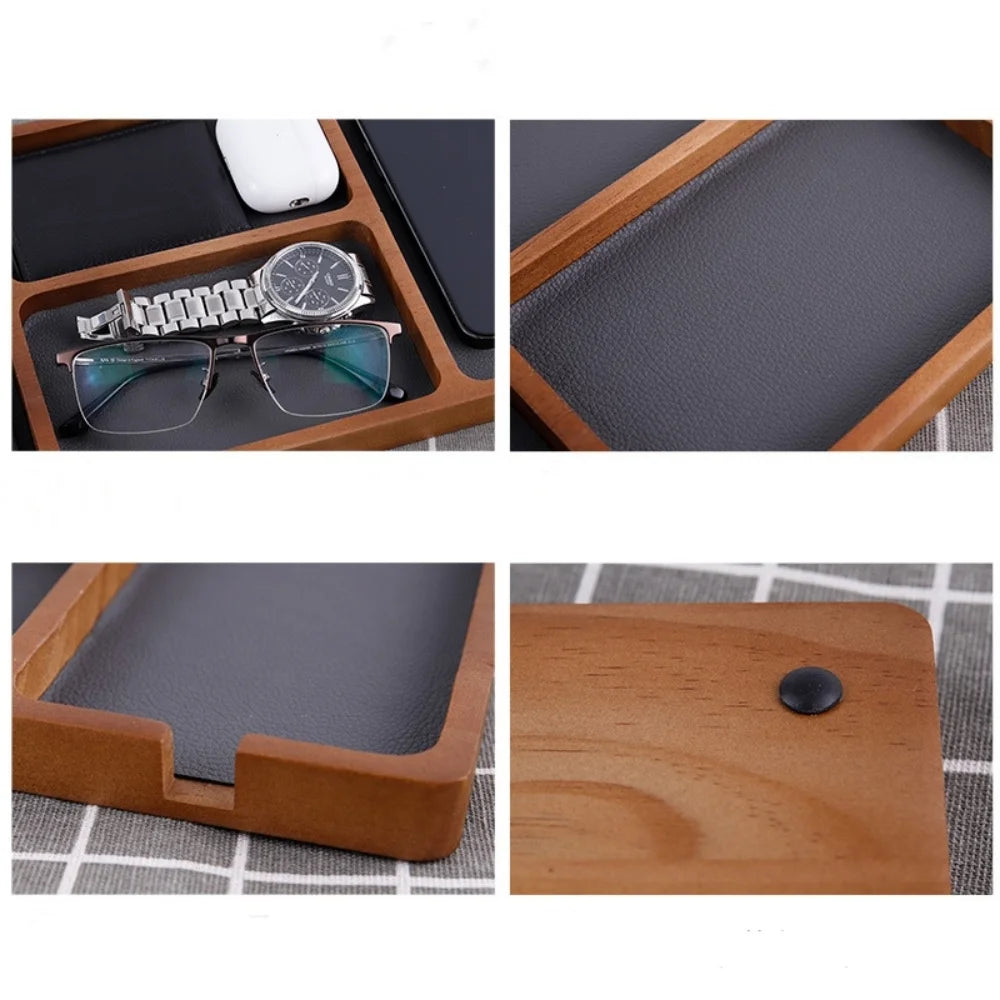 Artisan Solid Wood Desktop Organiser
