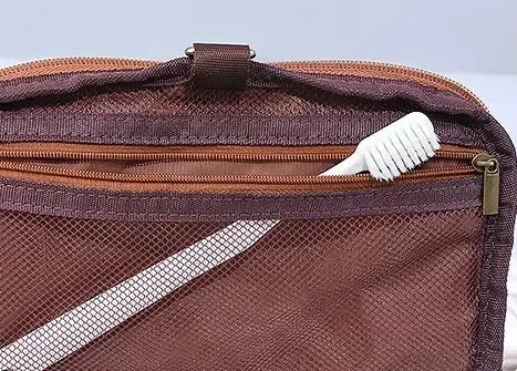 Heritage Leather Toiletry Bag – Luxury Travel Dopp Kit for Men & Women