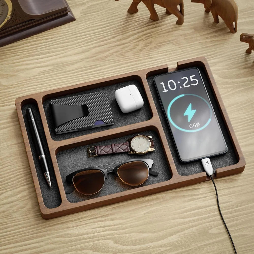 Artisan Solid Wood Desktop Organiser