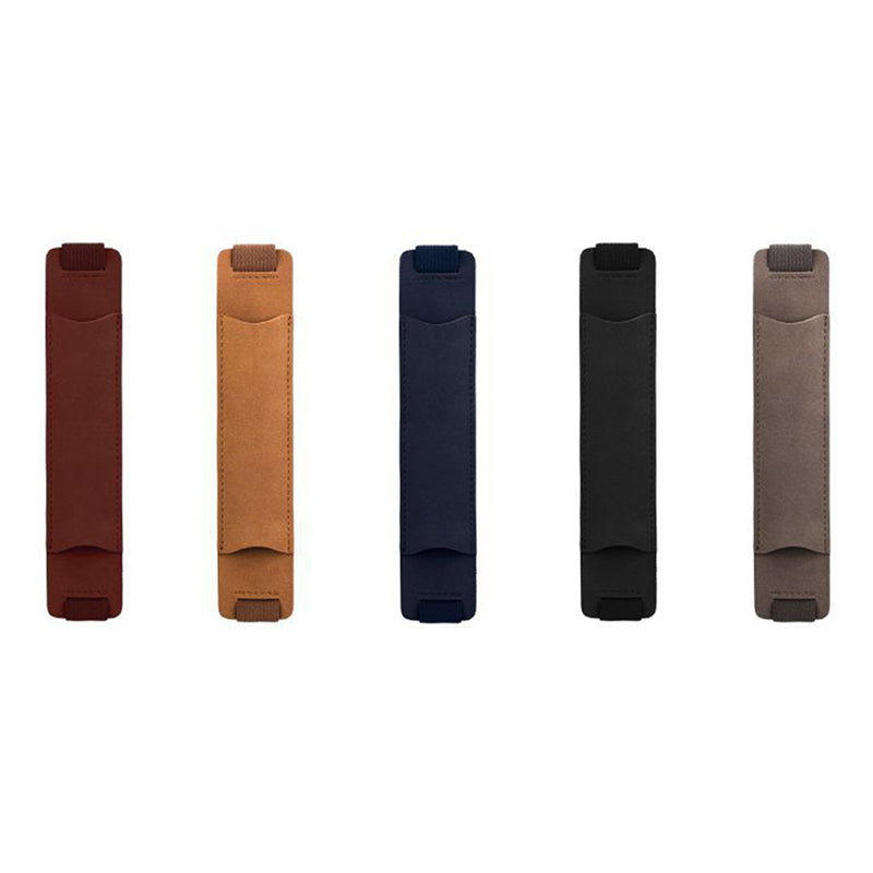 Elegant PU Leather Elastic Pen Holder – Detachable Sleeve Pouch for Notebooks
