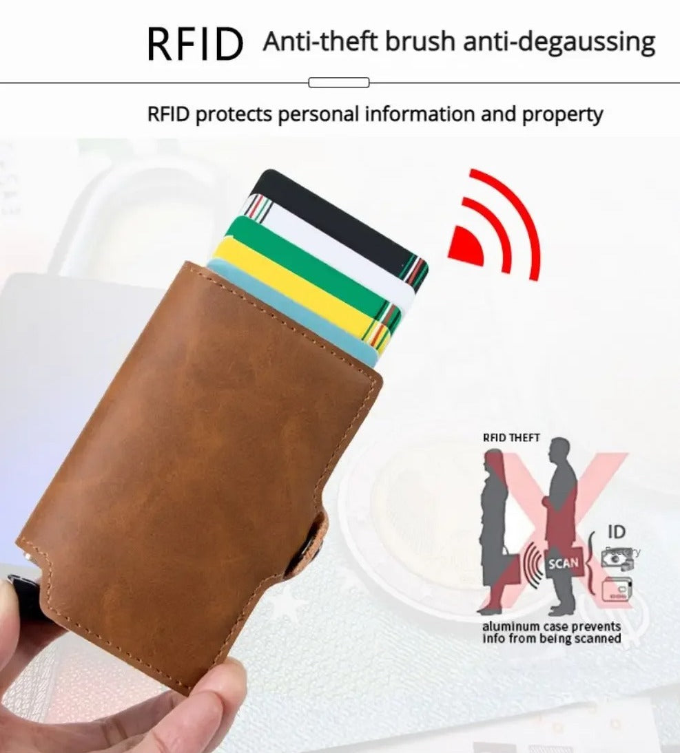 Slim RFID Blocking Card Holder Wallet