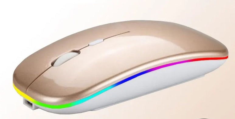 Wireless Rechargeable Gaming Mouse – Bluetooth with LED Backlight
