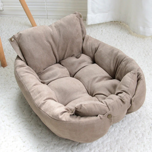 3-in-1 Luxe Pet Bed – Multifunctional Dog & Cat Cushion