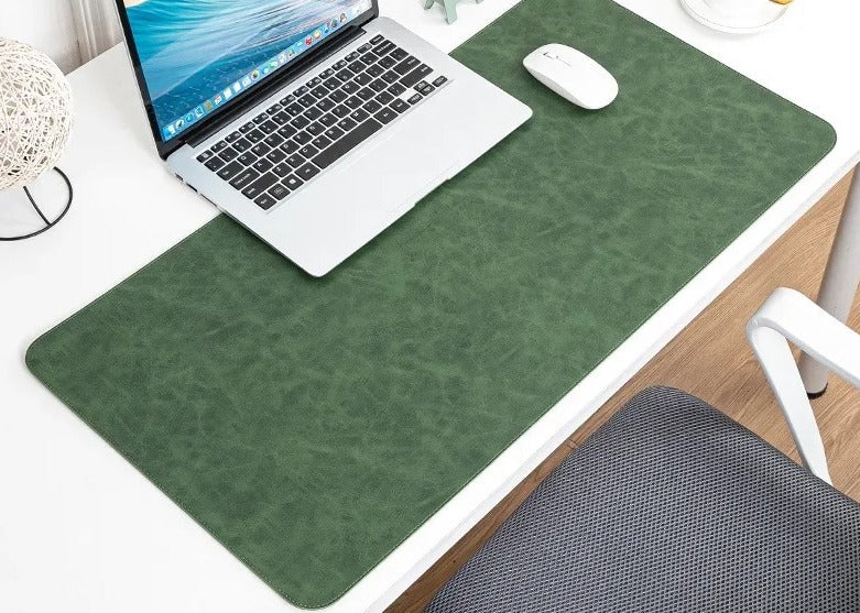 Leather Desk Pad – Waterproof, Non-Slip, and Easy to Clean