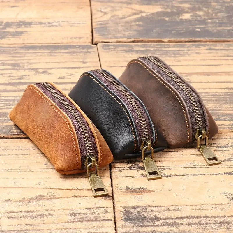 Vintage Genuine Leather Coin Purse