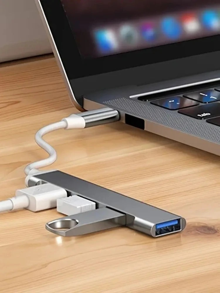 Multi-Splitter 4-Port Type-C & USB Adapter