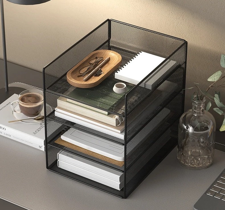 The Aria Mesh 4-Tier Desk Organiser