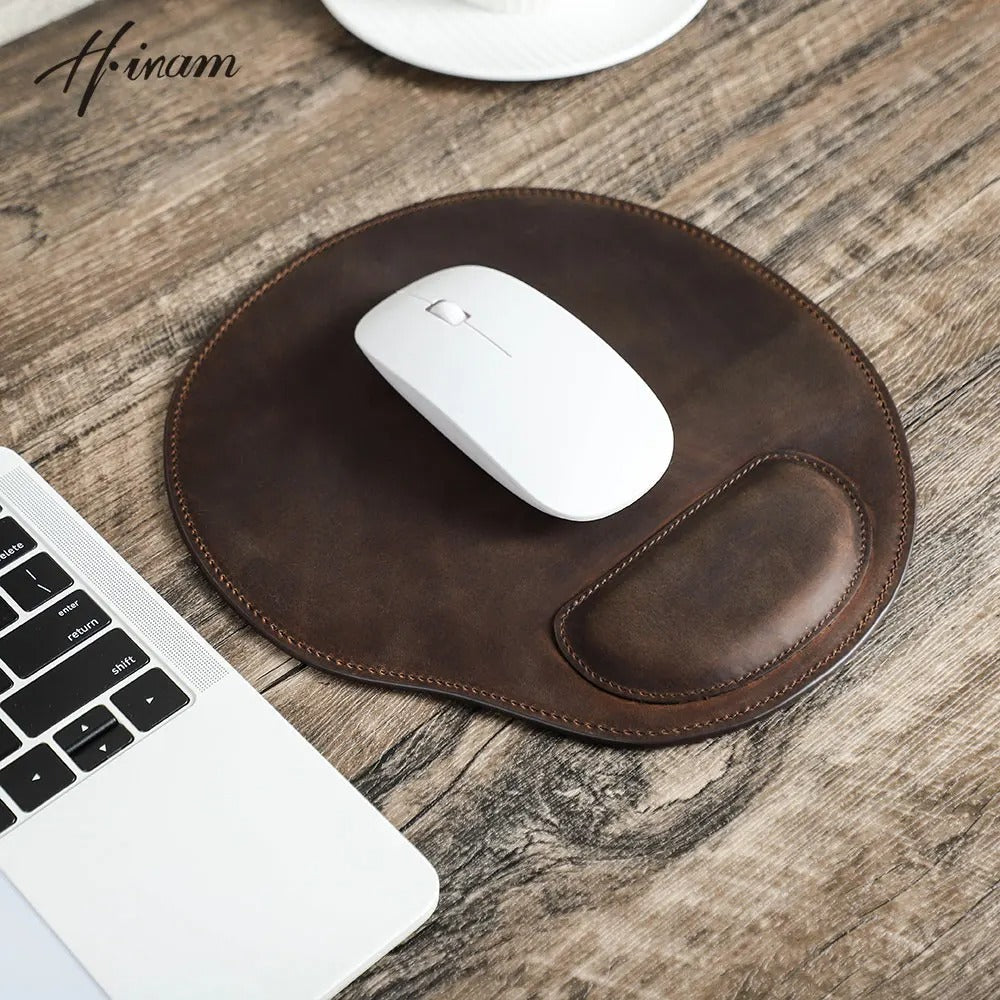 Cowhide Leather Mouse Pad