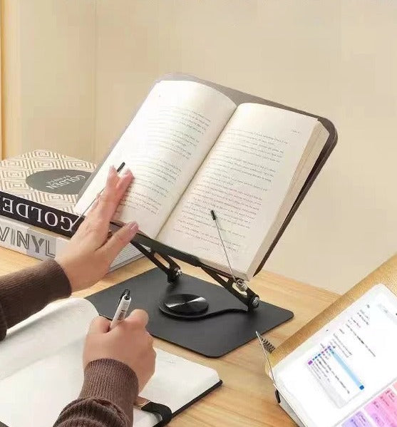Elegant Adjustable 360° Tablet/Book Stand