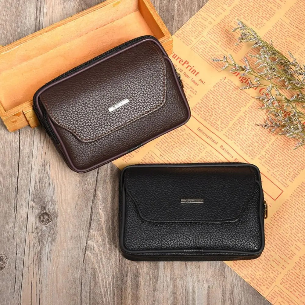 Retro Leather Waist Bag