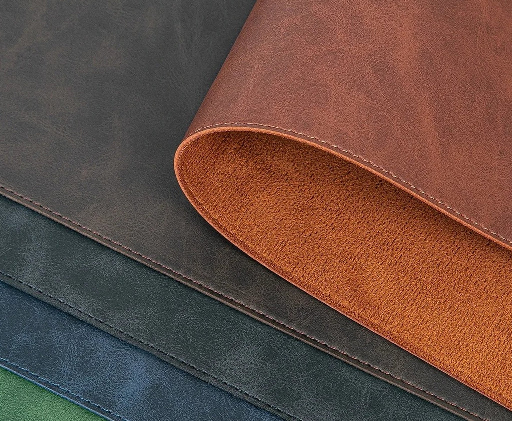 Leather Desk Pad – Waterproof, Non-Slip, and Easy to Clean
