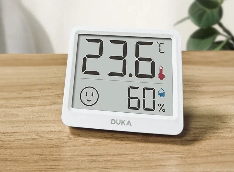 Digital Thermometer Hygrometer with 2.5" LCD Display