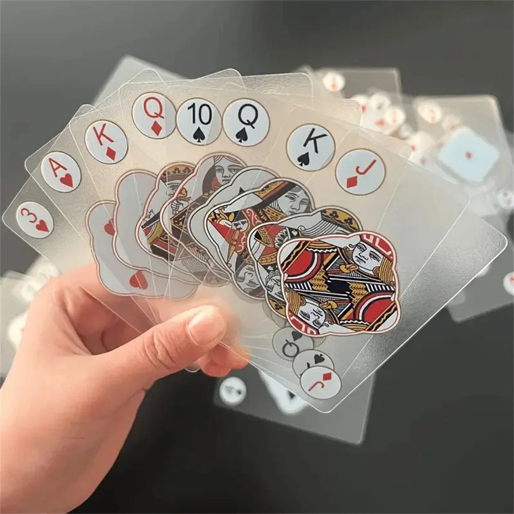 Waterproof Transparent Plastic Playing Cards