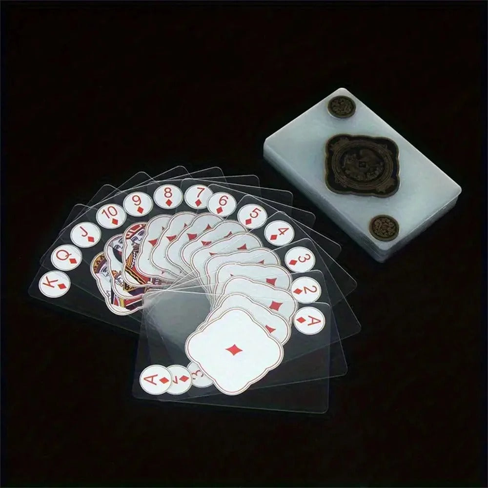 Waterproof Transparent Plastic Playing Cards