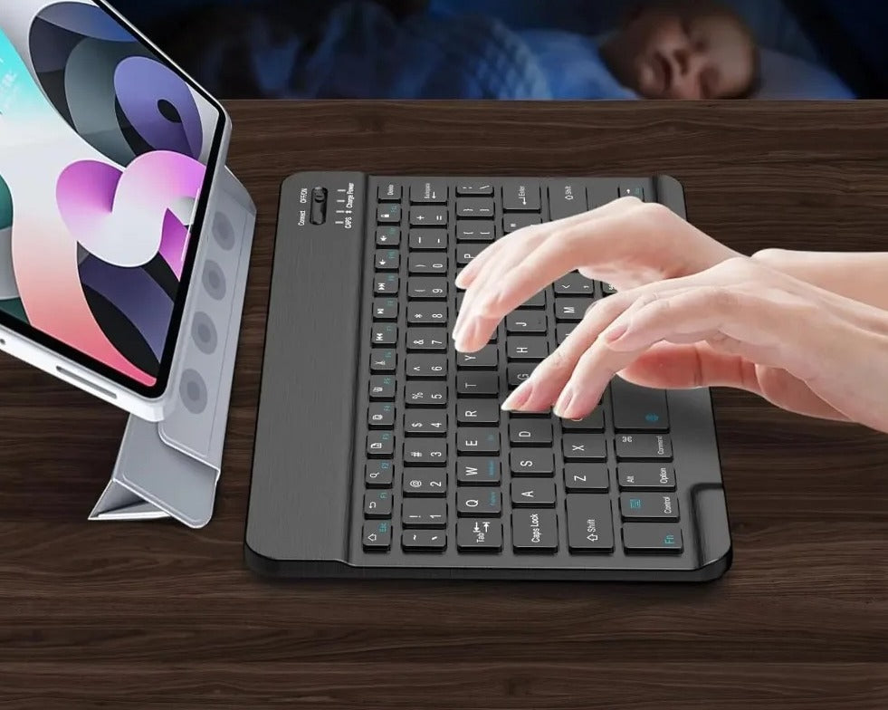 Wireless Bluetooth Keyboard – Compatible with iPad, Samsung, Xiaomi & Tablets