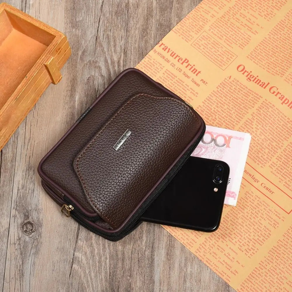 Retro Leather Waist Bag