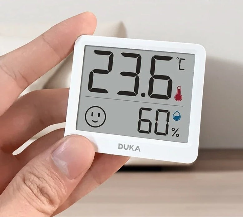 Digital Thermometer Hygrometer with 2.5" LCD Display