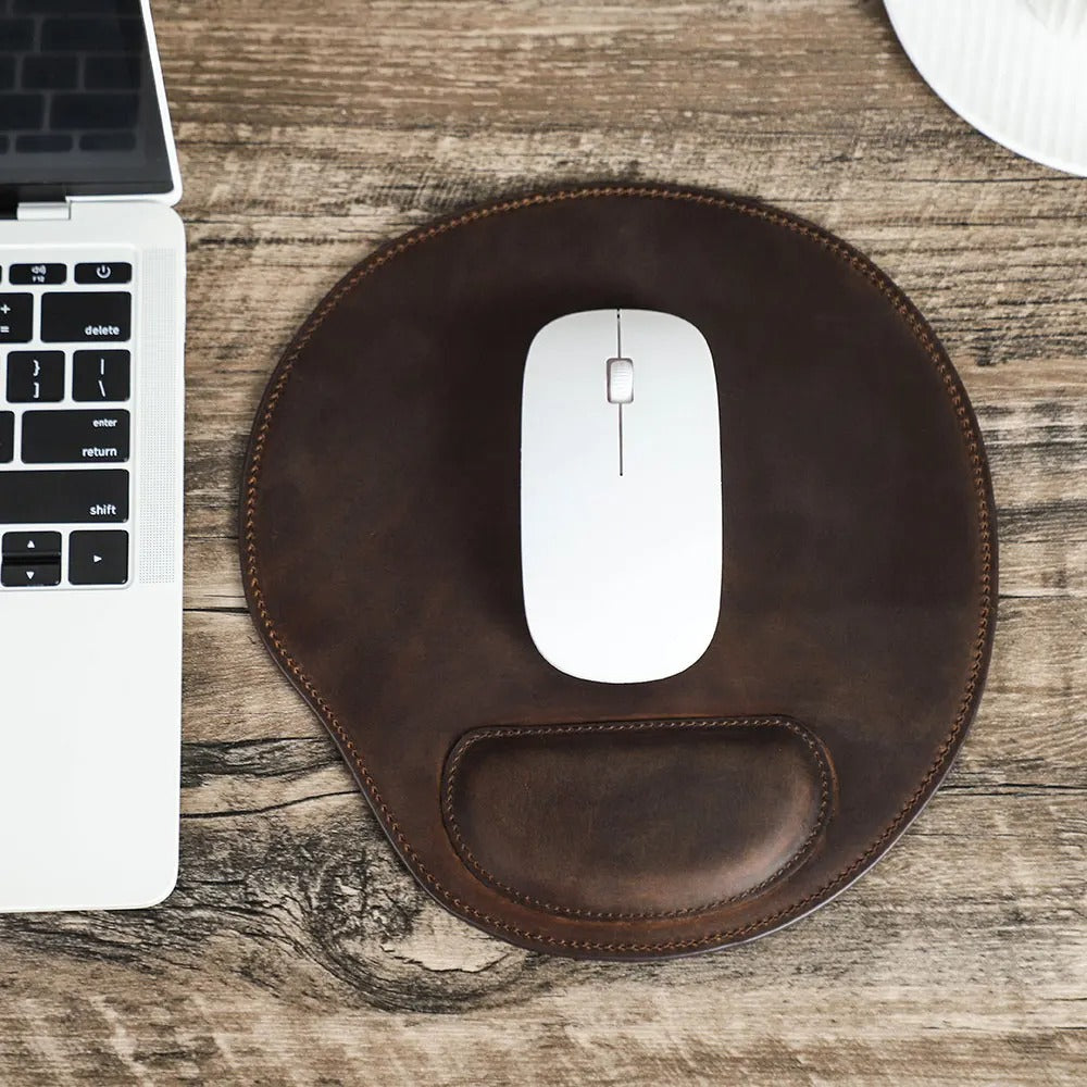 Cowhide Leather Mouse Pad