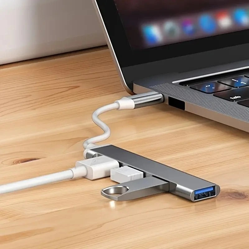 Multi-Splitter 4-Port Type-C & USB Adapter