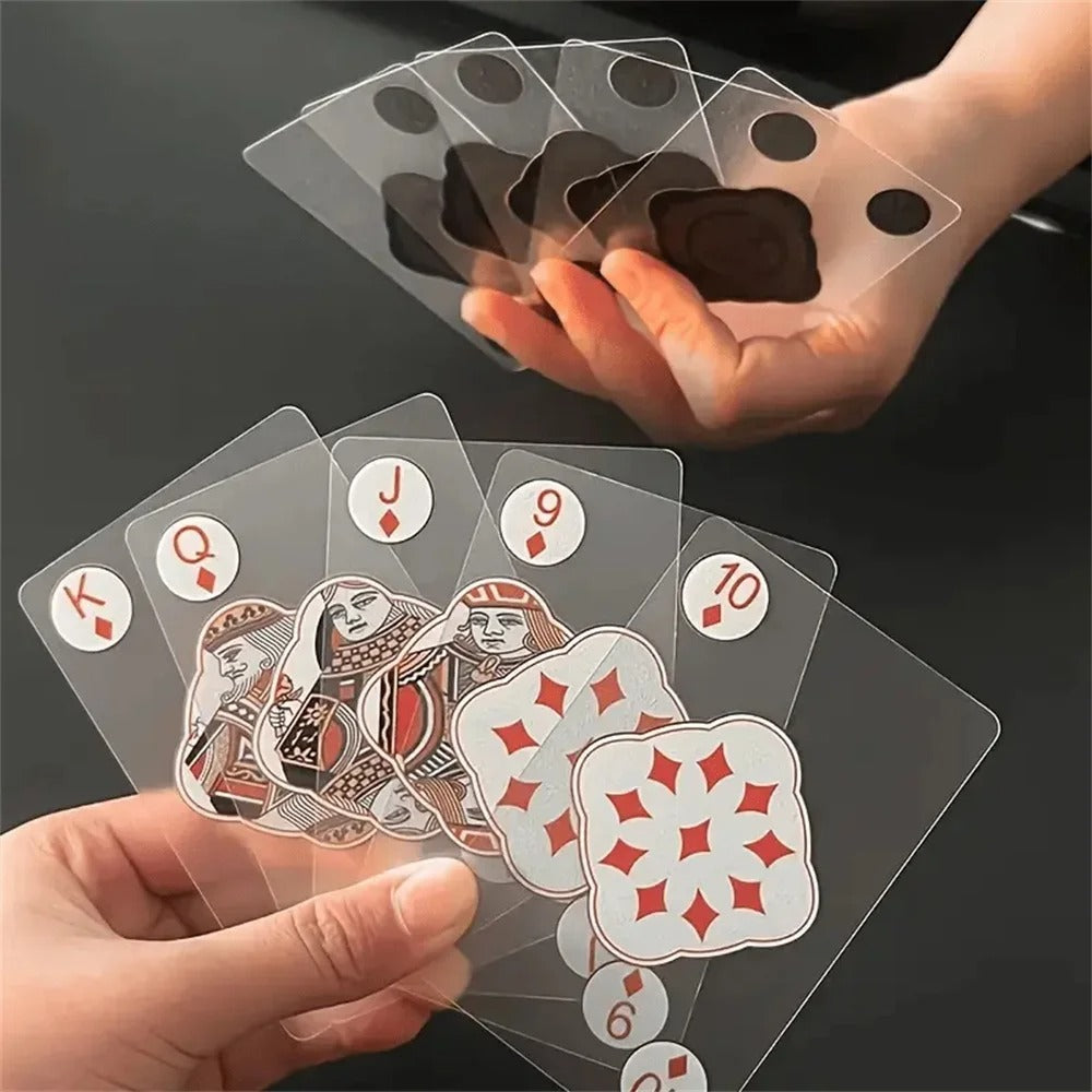 Waterproof Transparent Plastic Playing Cards