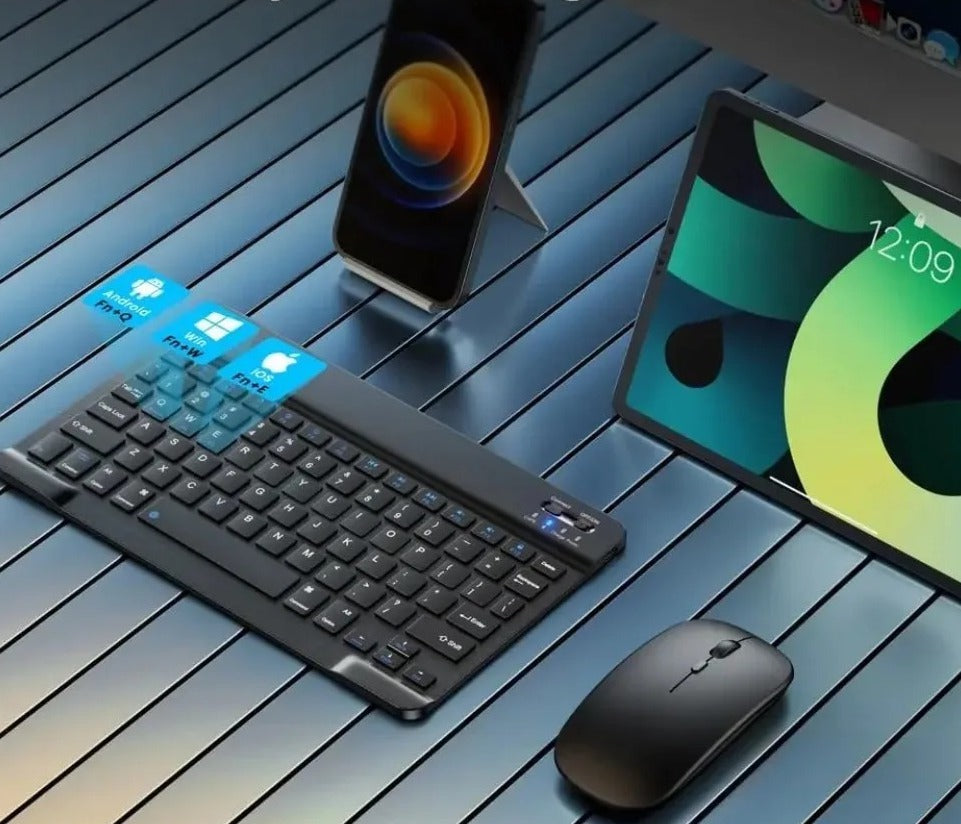Wireless Bluetooth Keyboard – Compatible with iPad, Samsung, Xiaomi & Tablets