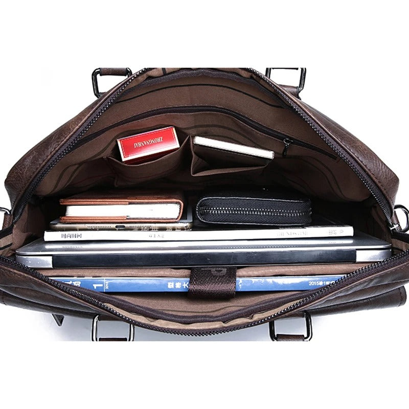 Master-Craft Genuine Leather Office Bag