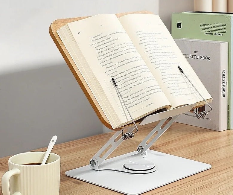 Elegant Adjustable 360° Tablet/Book Stand