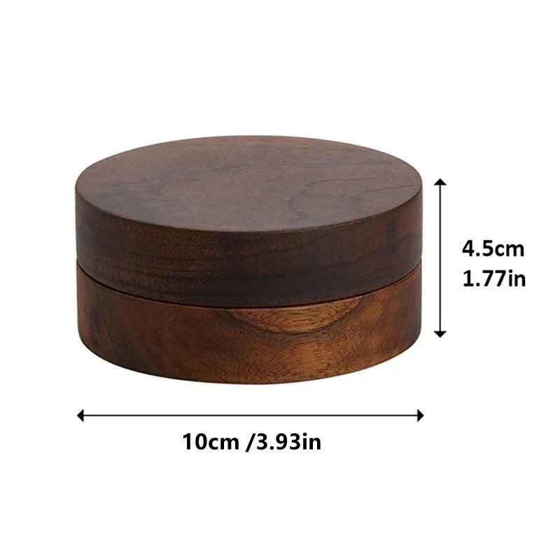 Walnut Wood Covered Ashtray