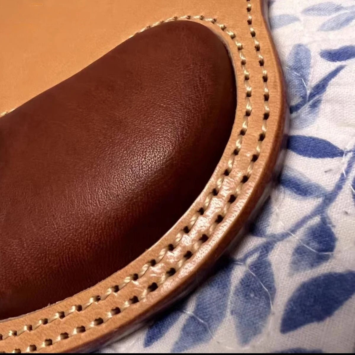 Retro PU Leather Mouse Pad