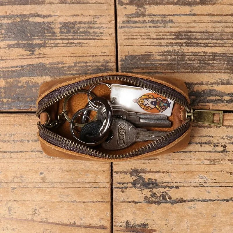 Vintage Genuine Leather Coin Purse