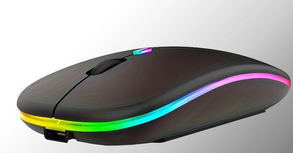 Wireless Rechargeable Gaming Mouse – Bluetooth with LED Backlight