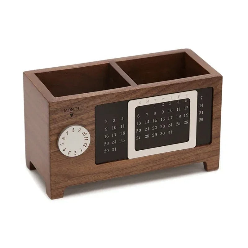 Wooden Multifunction Desktop Organiser