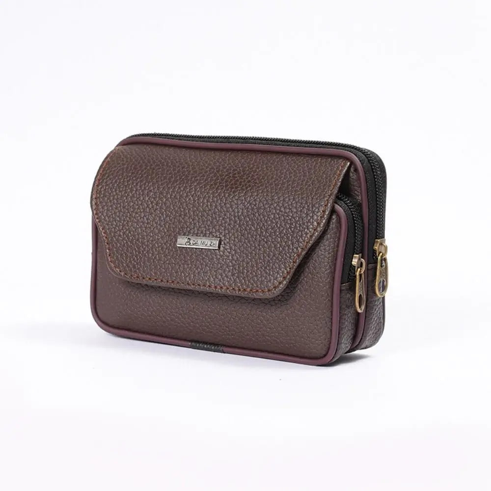 Retro Leather Waist Bag