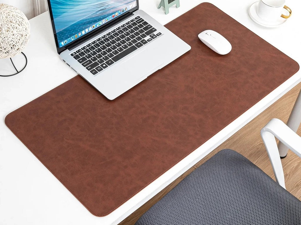 Leather Desk Pad – Waterproof, Non-Slip, and Easy to Clean
