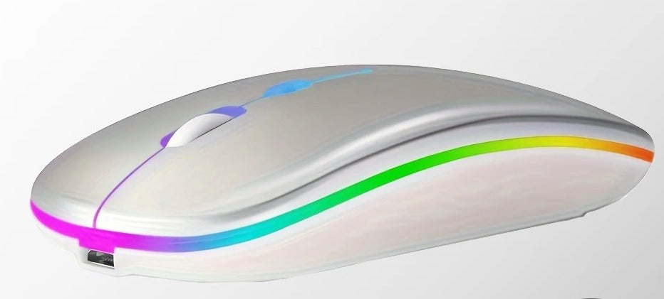 Wireless Rechargeable Gaming Mouse – Bluetooth with LED Backlight