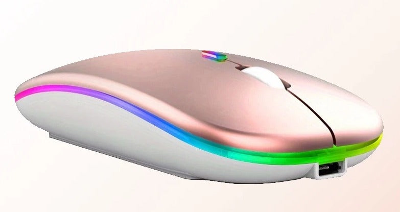 Wireless Rechargeable Gaming Mouse – Bluetooth with LED Backlight