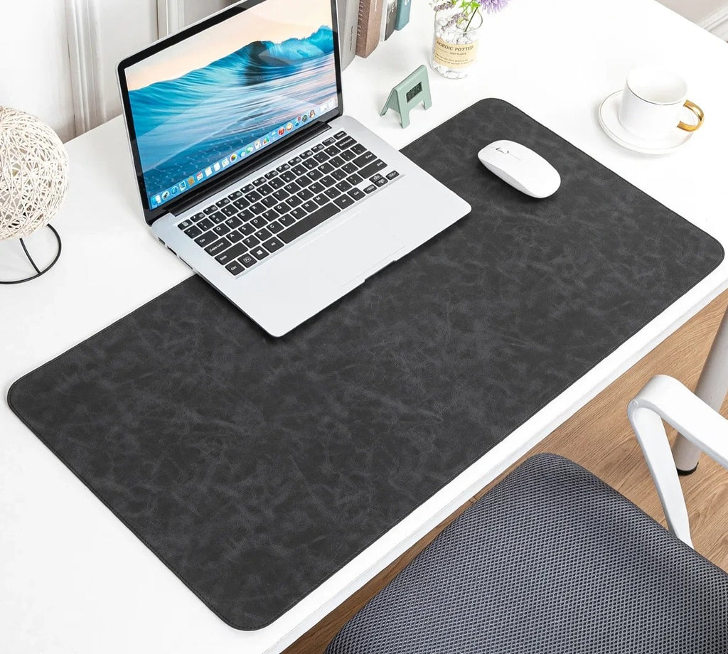 Leather Desk Pad – Waterproof, Non-Slip, and Easy to Clean